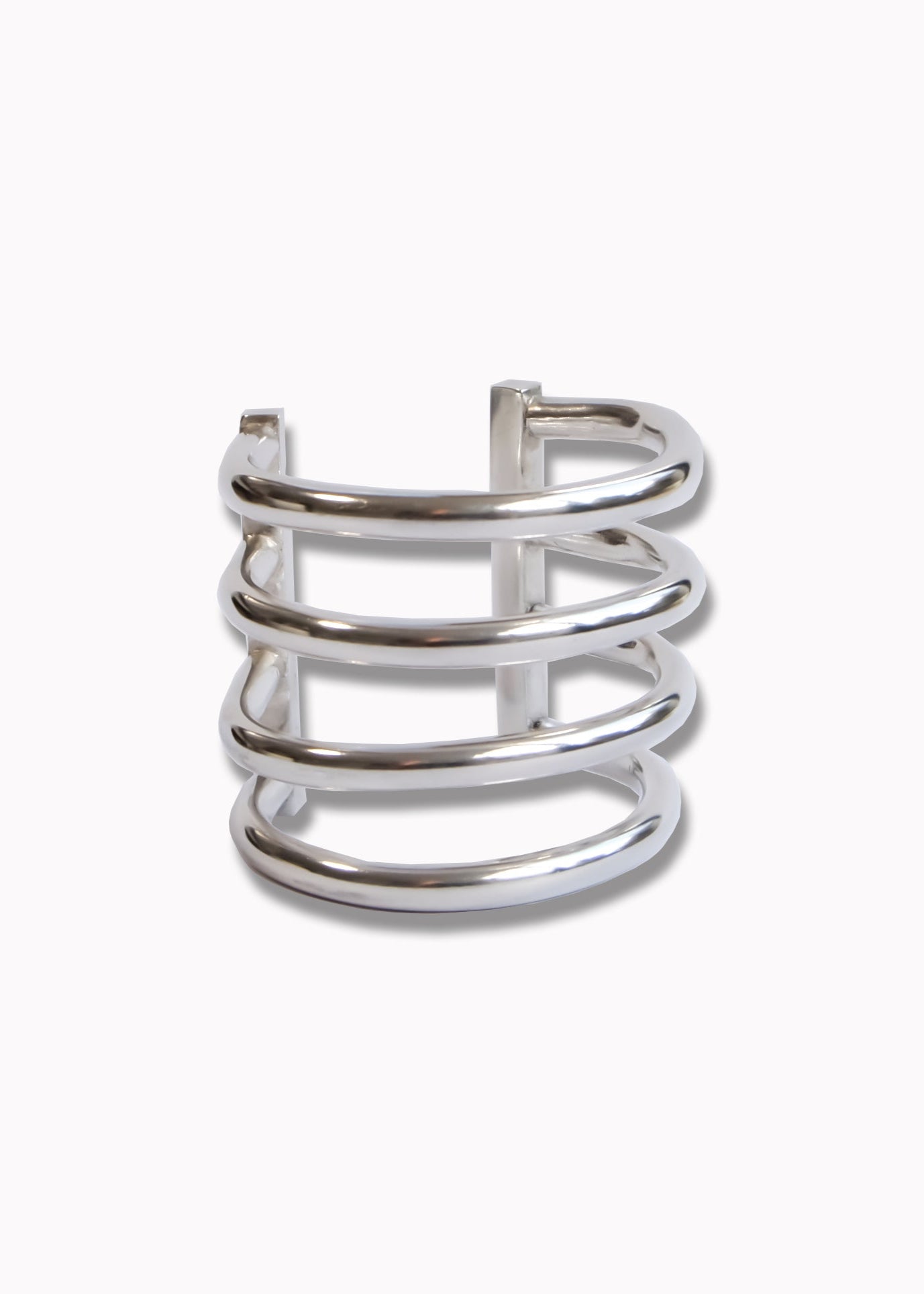 4 Bar Cuff Sterling Silver