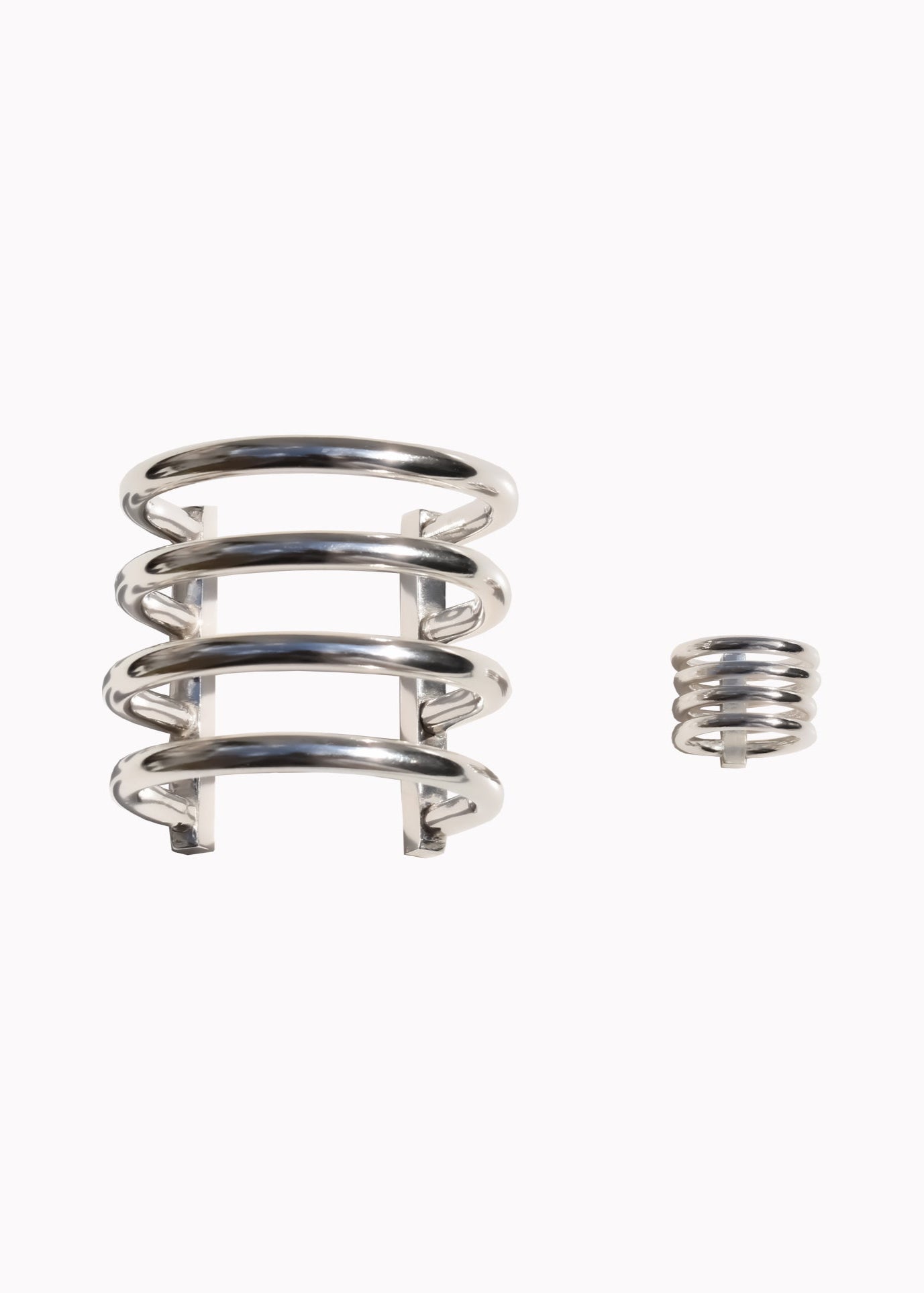 4 Bar Ring Sterling Silver