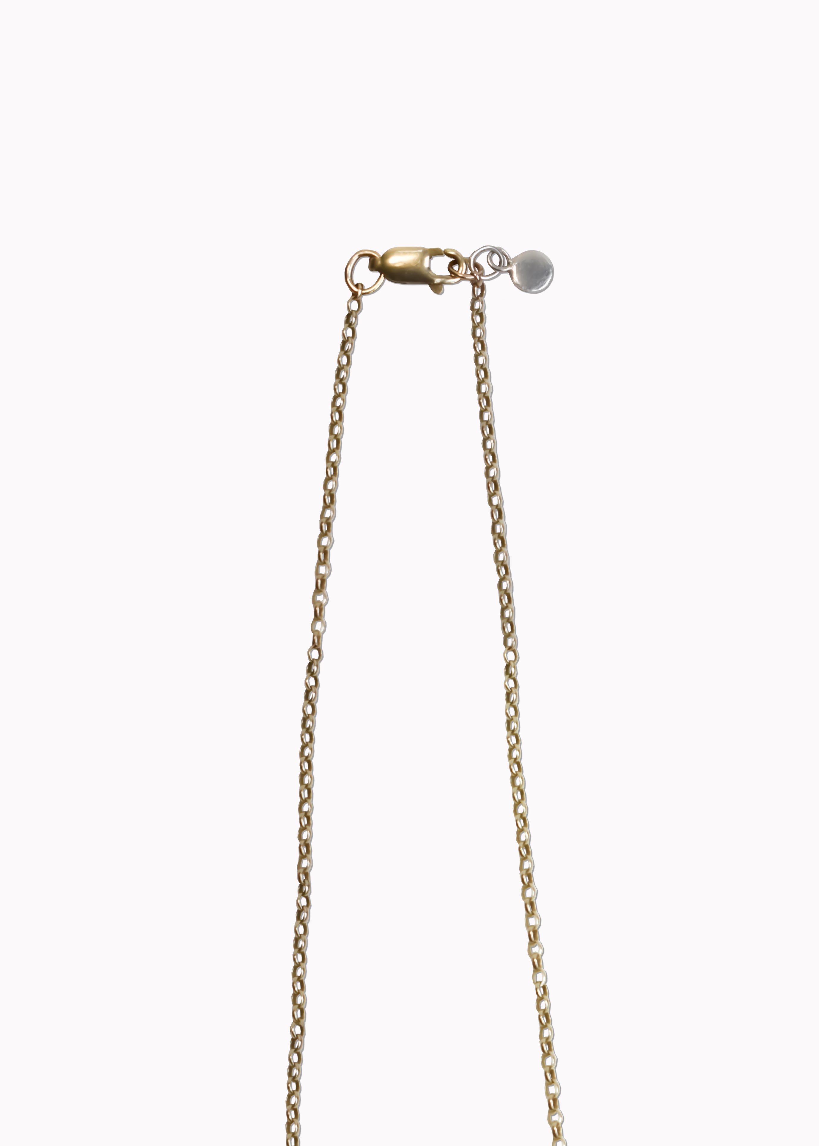 Sunbeam Necklace Sterling Silver & 9ct Gold