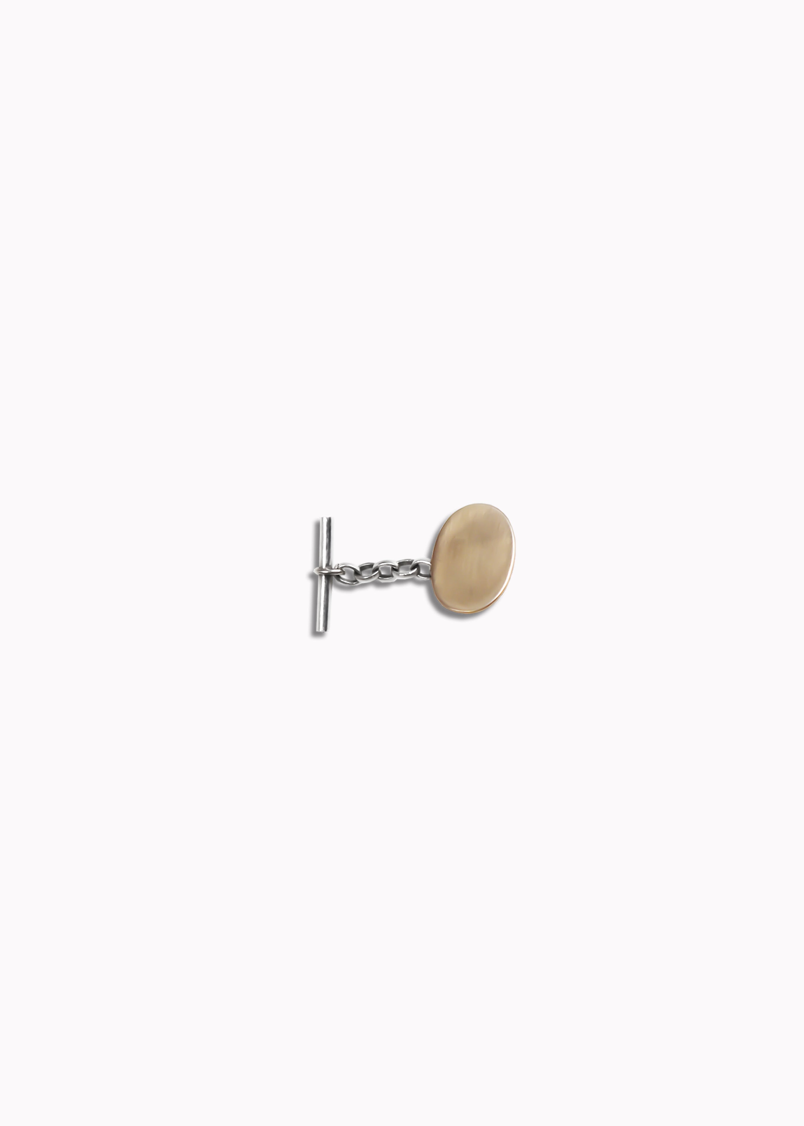 Midi Hammered Cuff Sterling Silver 9ct Gold Cufflink