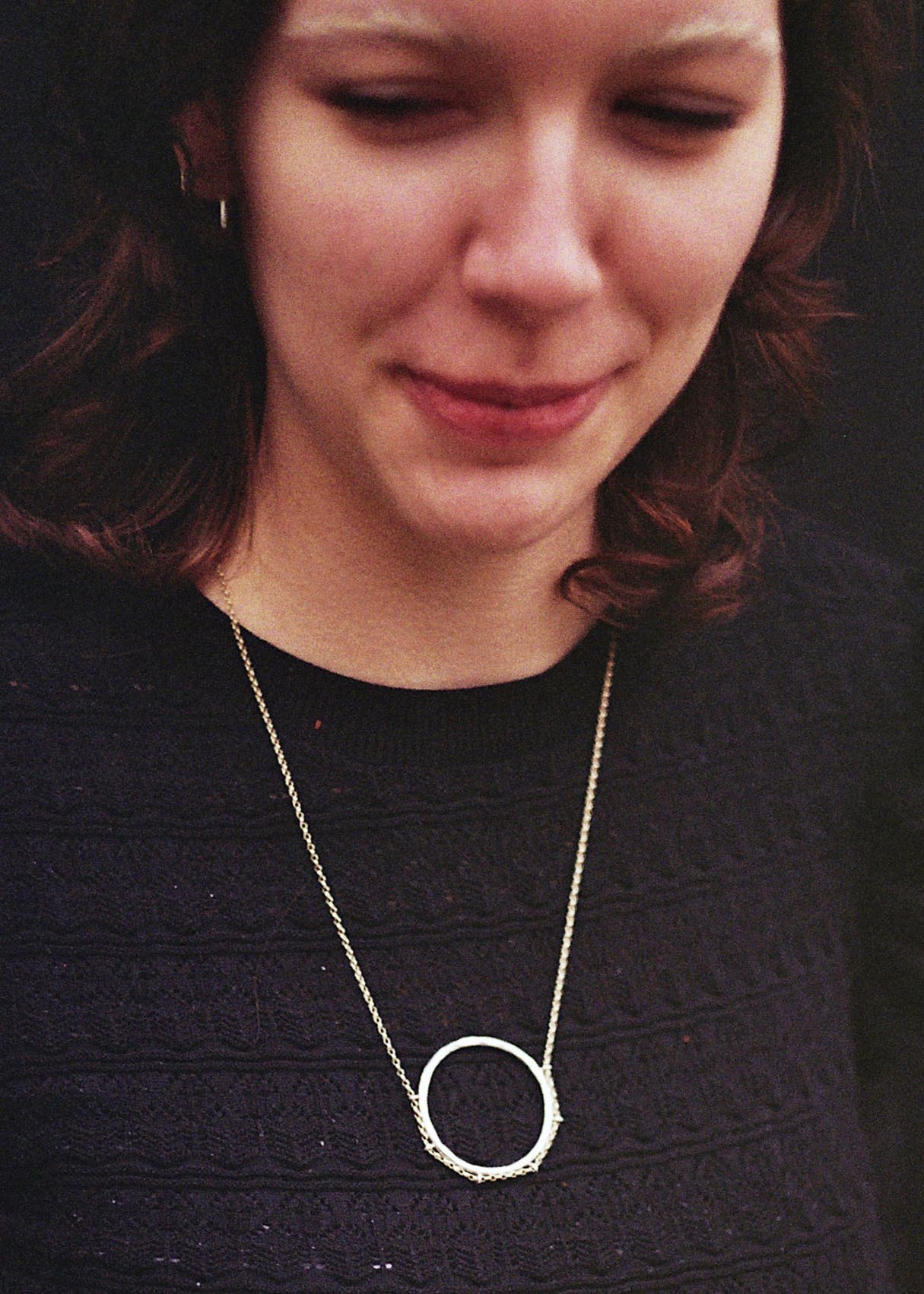 Sunbeam Necklace Sterling Silver & 9ct Gold