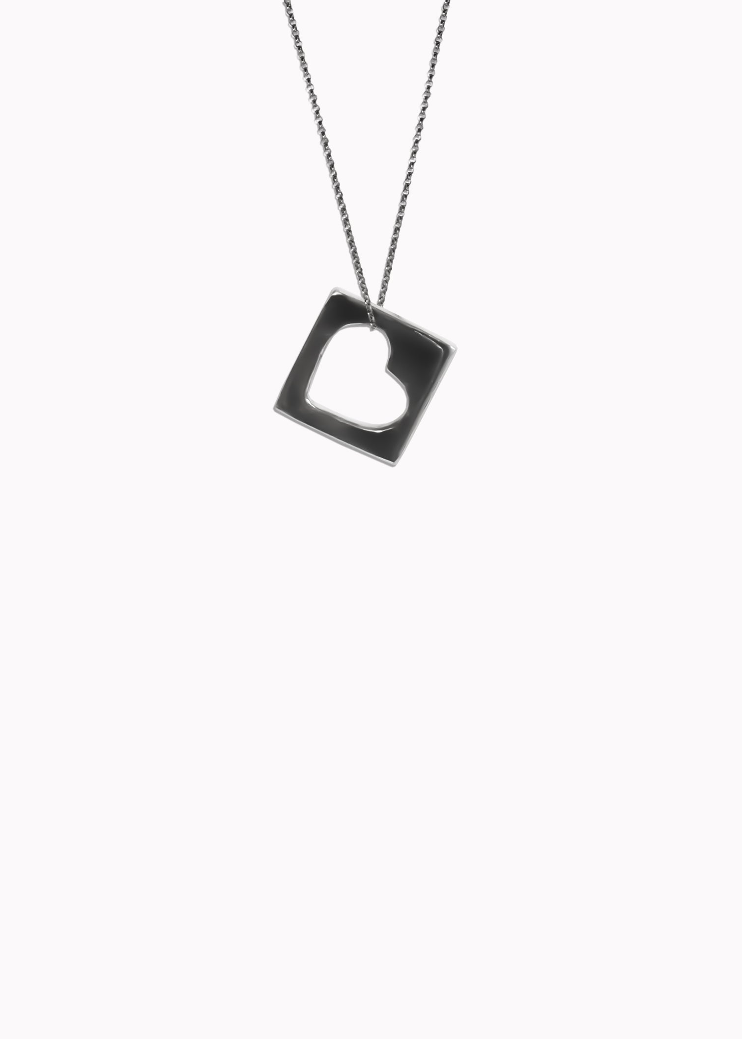 Whole Heart Pendant Sterling Silver